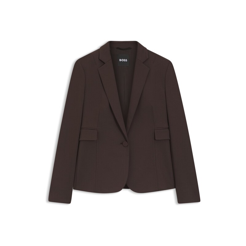 BOSS Slim-fit blazer with angled darts