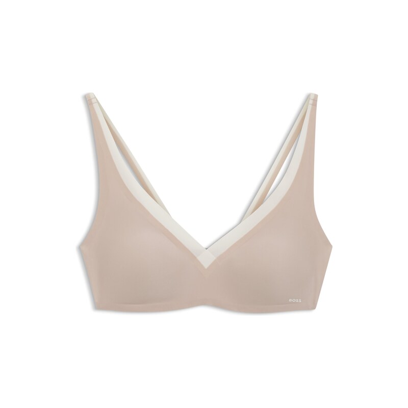 BOSS Two-tone bra with adjustable straps