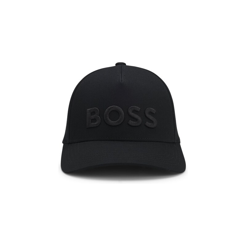 BOSS Cotton-twill cap with embroidered logo