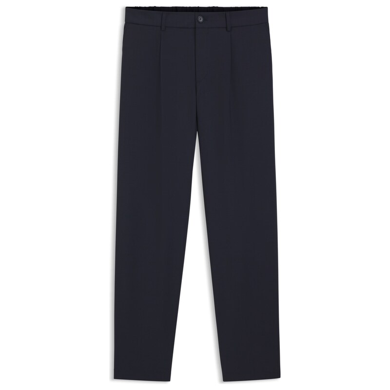 BOSS Tapered-fit trousers in washable performance-stretch fabric