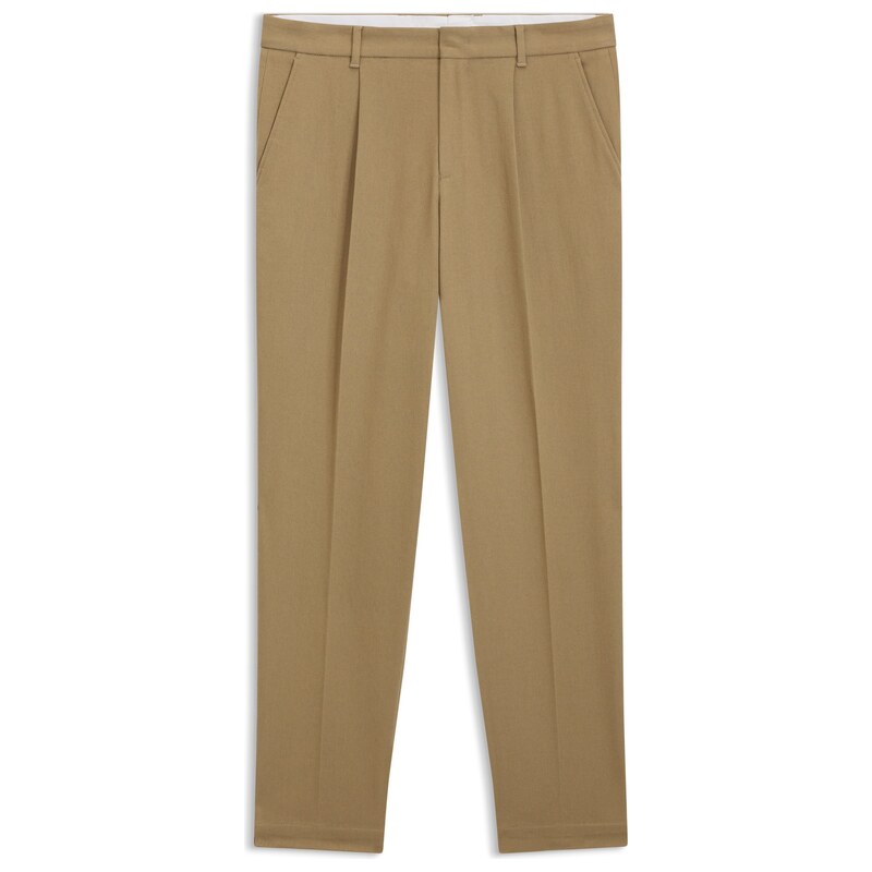 BOSS Tapered-fit trousers in stretch-cotton twill