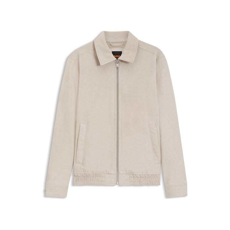BOSS Blouson jacket in soft suede