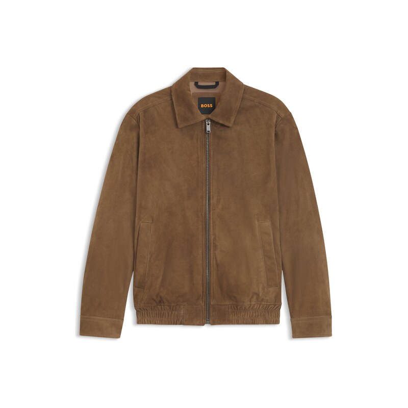 BOSS Blouson jacket in soft suede