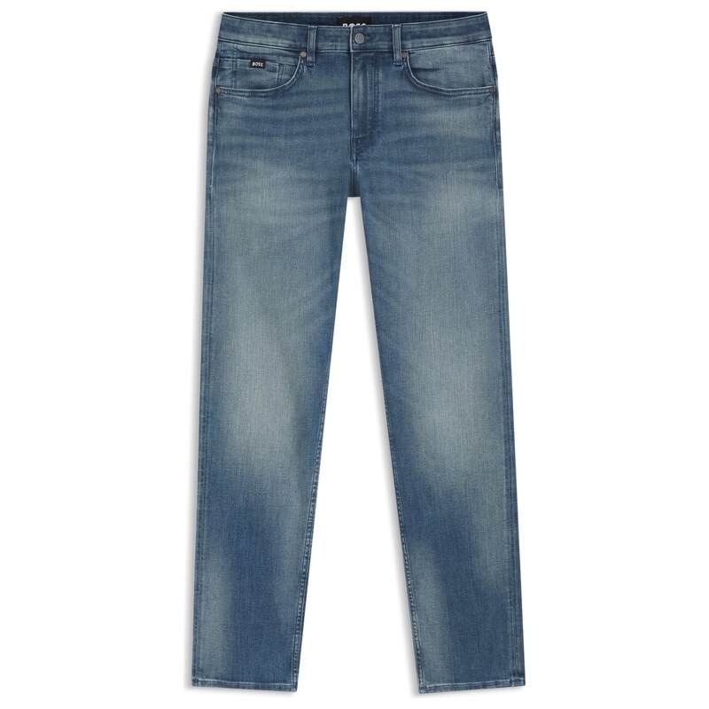 BOSS Delaware slim-fit jeans in blue lightweight denim