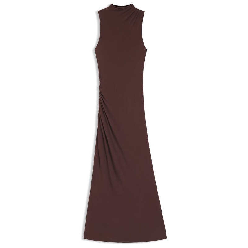 BOSS Slim-fit jersey dress with gathered details