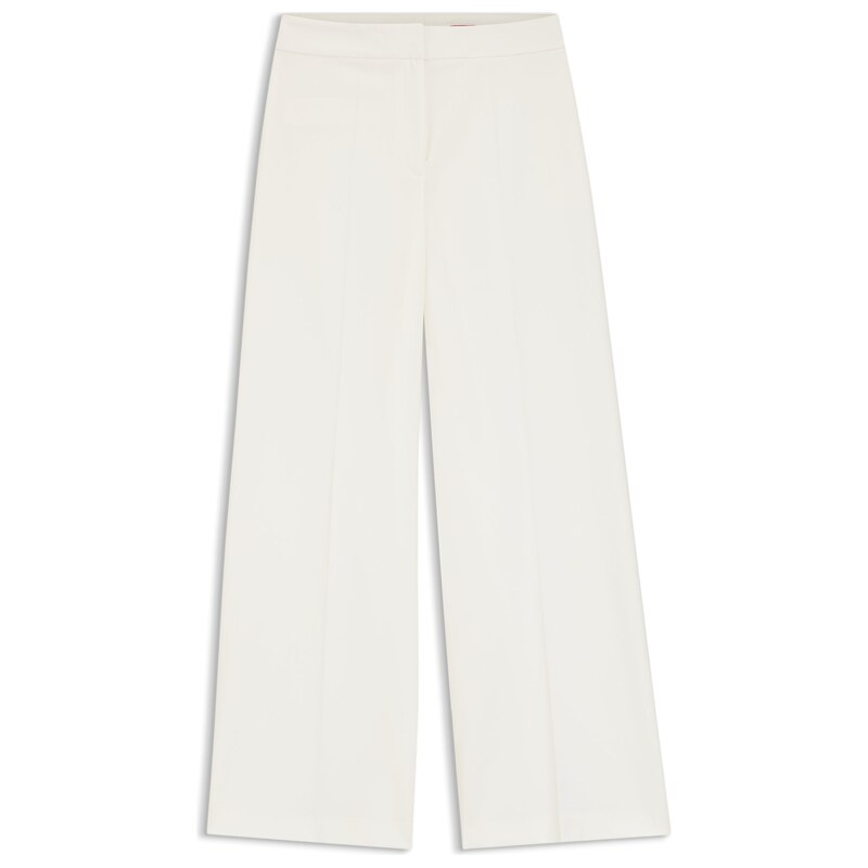 HUGO Wide-leg trousers in stretch fabric