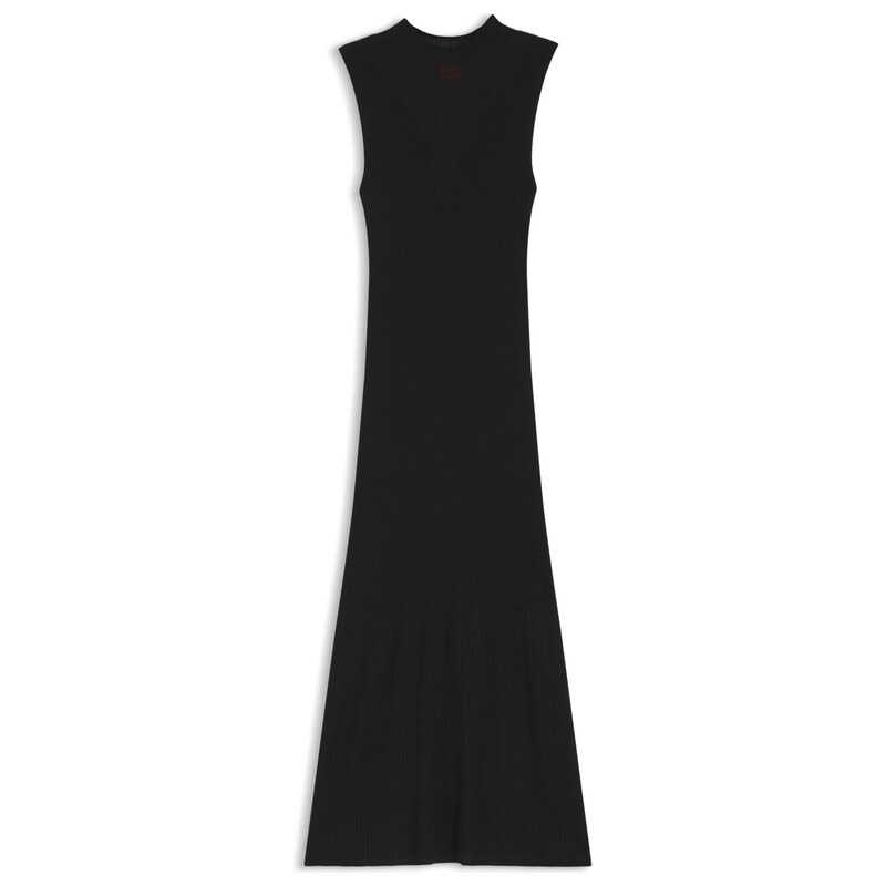 HUGO Ribbed dress with colour-blocked effect