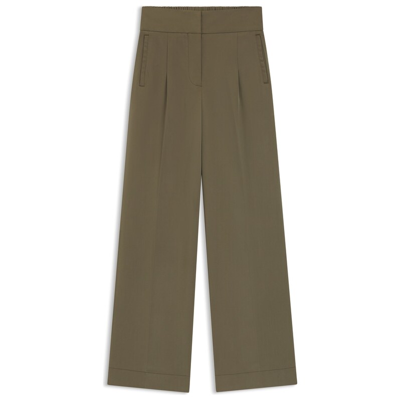 BOSS Straight-fit trousers with pleat front