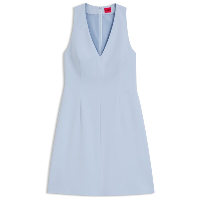 HUGO V-neck dress with seaming details