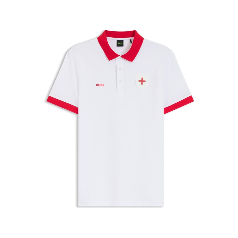 BOSS Paddy polo shirt with country flag