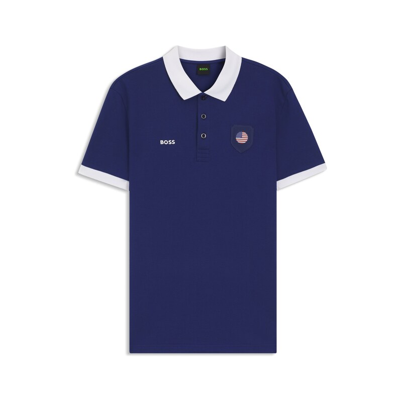 BOSS Paddy polo shirt with country flag