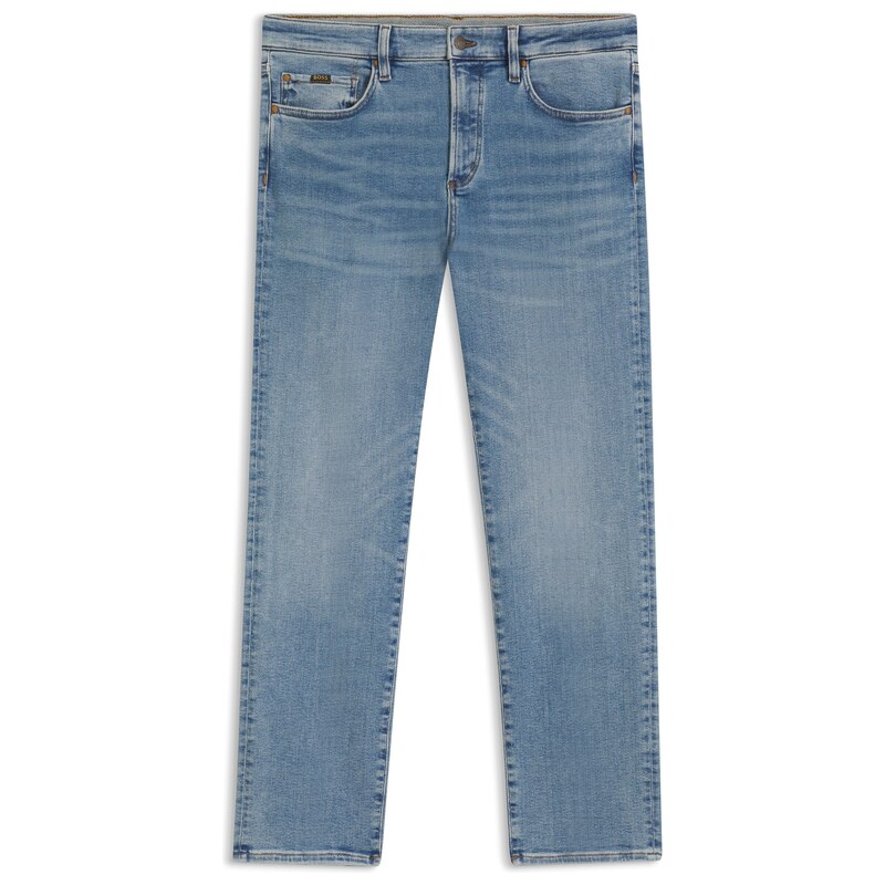 BOSS Slim-fit jeans in blue performance-stretch denim