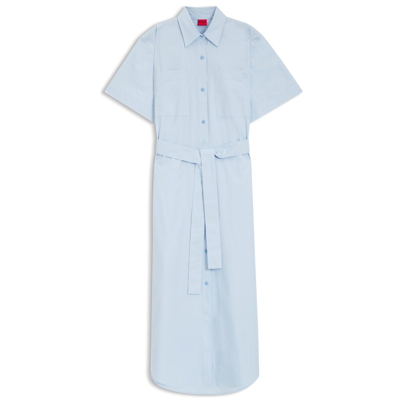 HUGO Shirt dress in cotton poplin