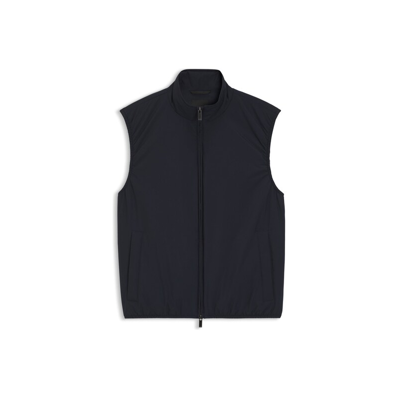 BOSS Slim-fit gilet in water-repellent performance-stretch