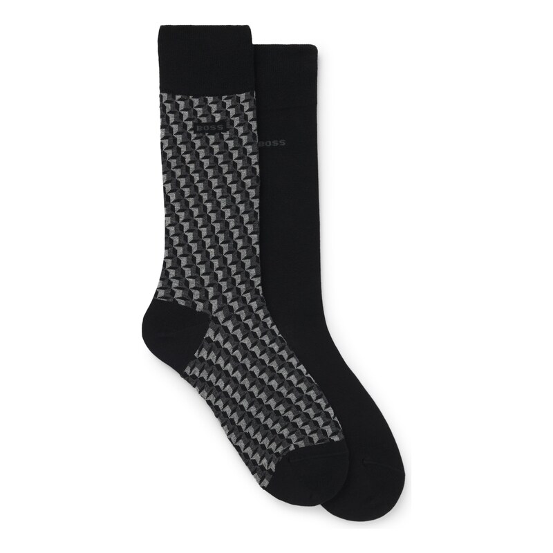 BOSS Two-pack of regular-length socks