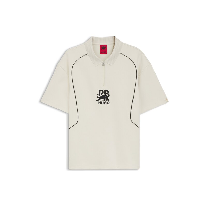 HUGO x RB polo shirt with bull motif