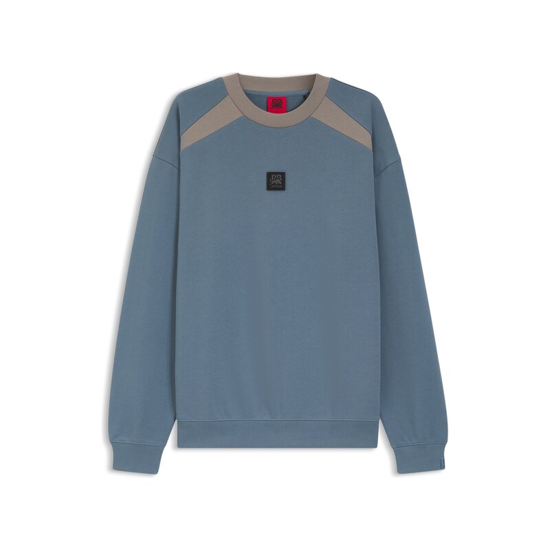 HUGO x RB cotton-terry sweatshirt with bull motif