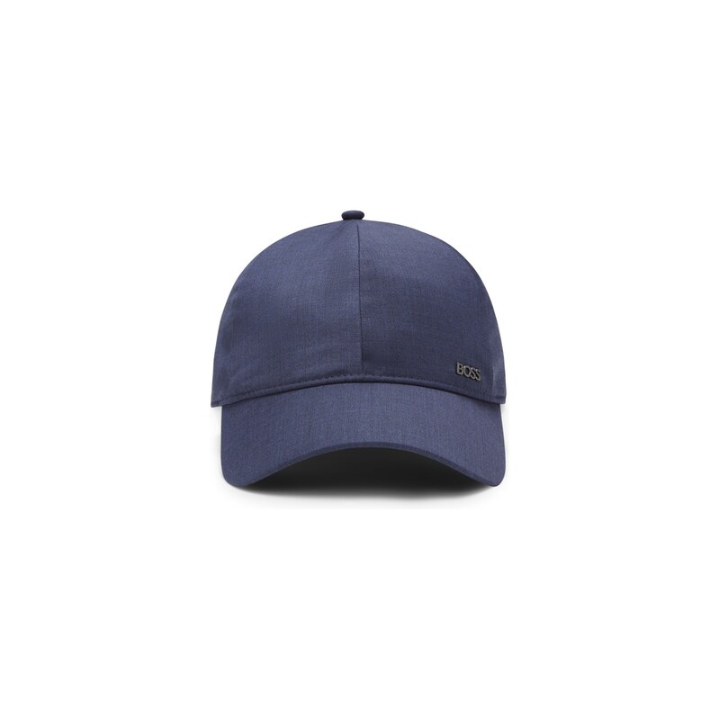 BOSS Performance cap in air wool with metallic logo lettering