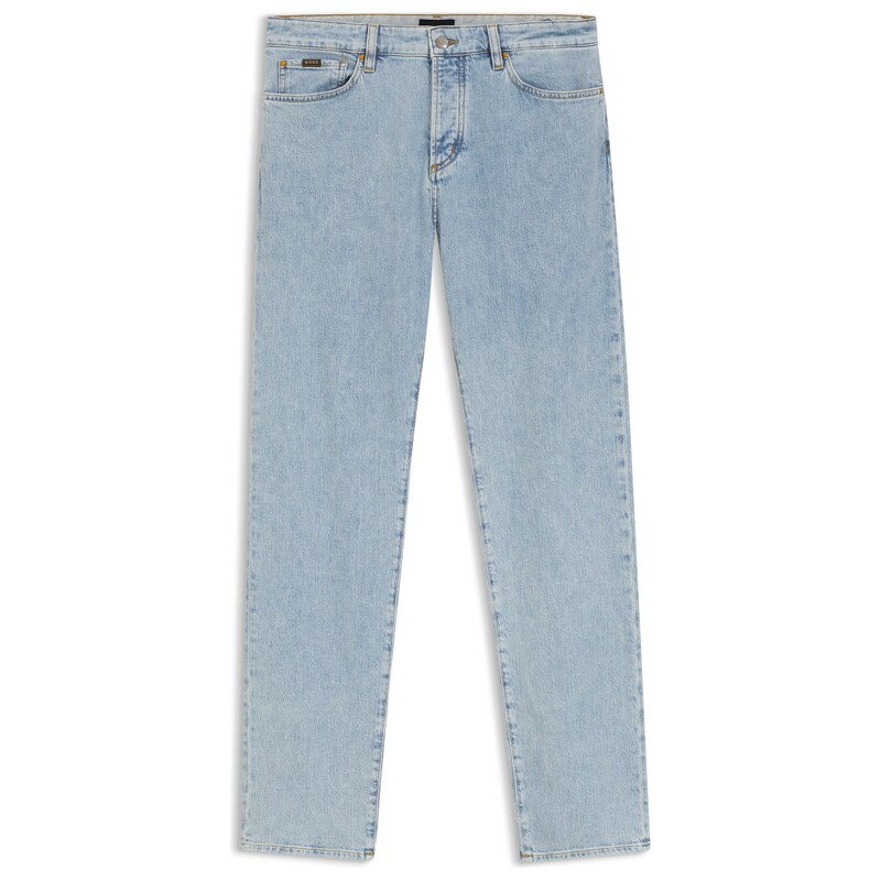 BOSS Bright-blue jeans in comfort-stretch denim