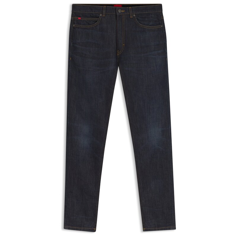 HUGO Extra-slim-fit jeans in dark-blue stretch denim