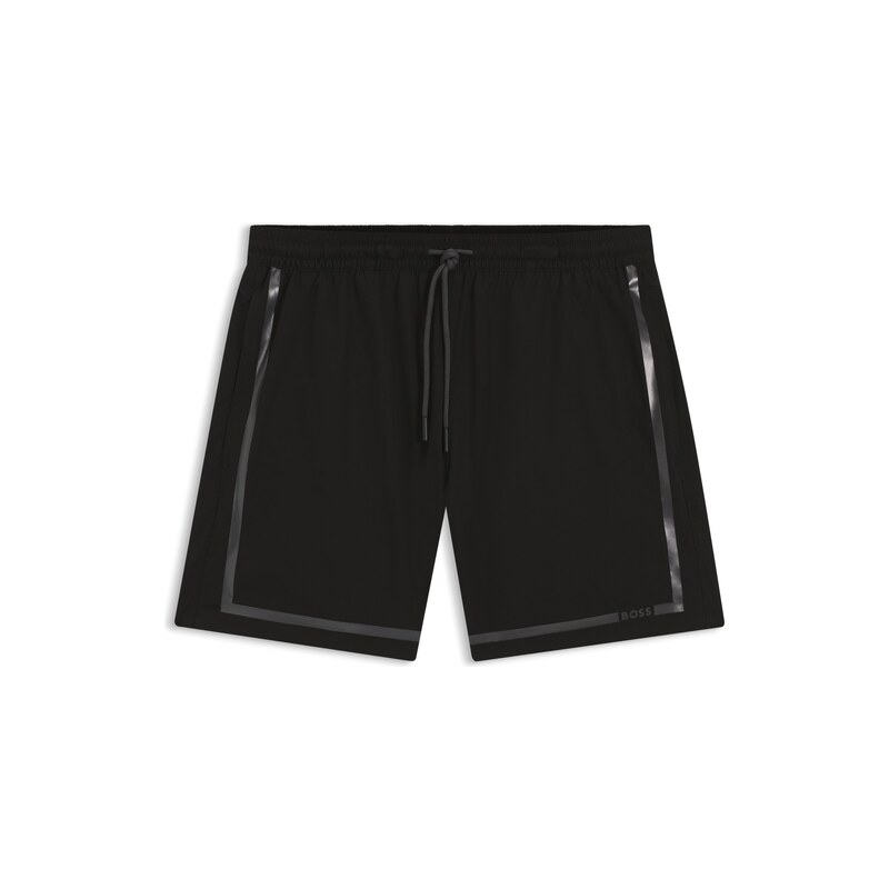 BOSS Swim shorts with logo stripe print