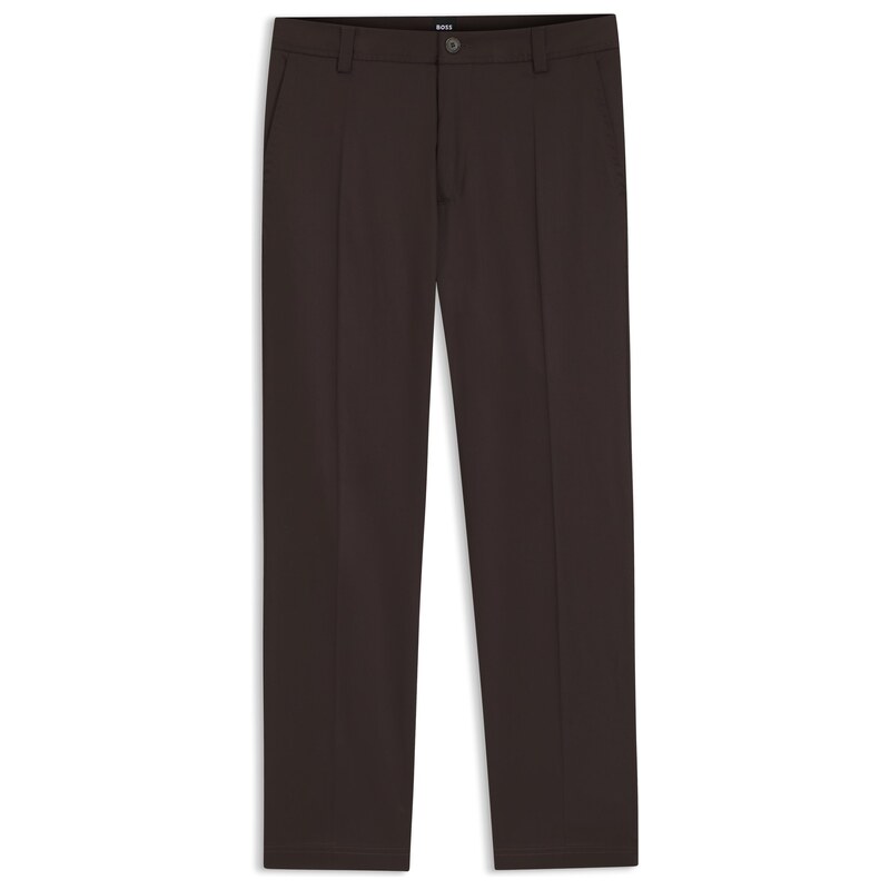 BOSS Straight-fit trousers in stretch twill