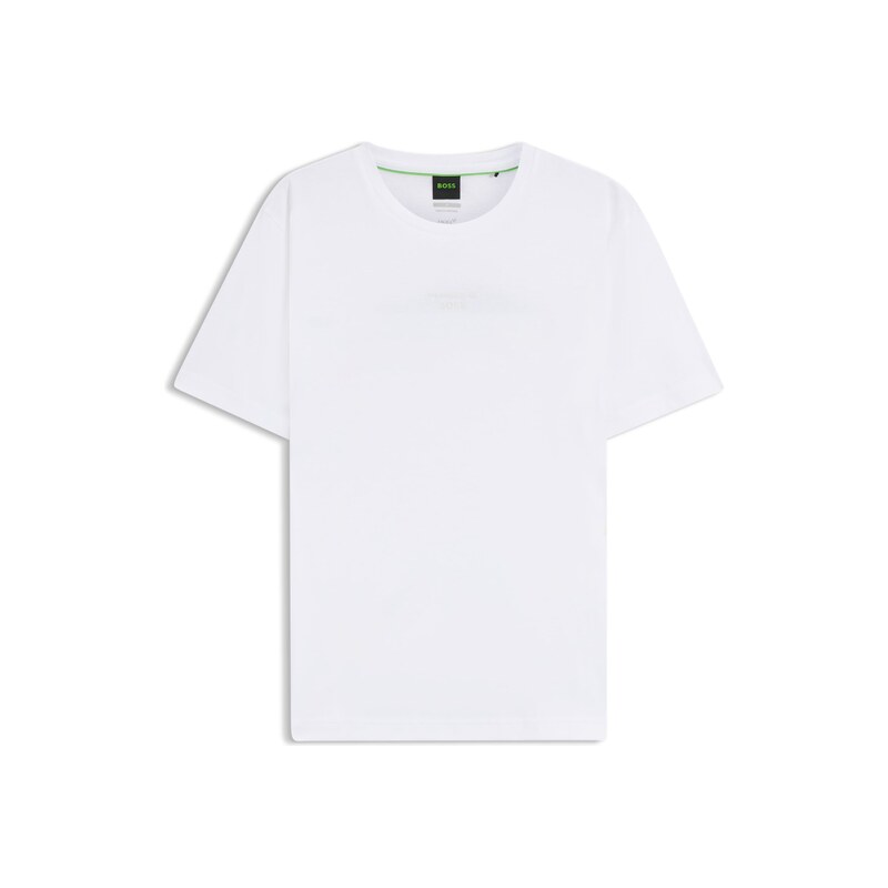 Porsche x BOSS mercerised-cotton T-shirt with rear graphics