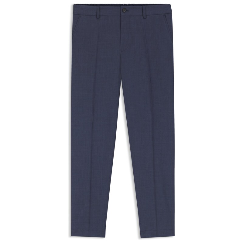 BOSS Tapered-fit trousers in washable AirWool