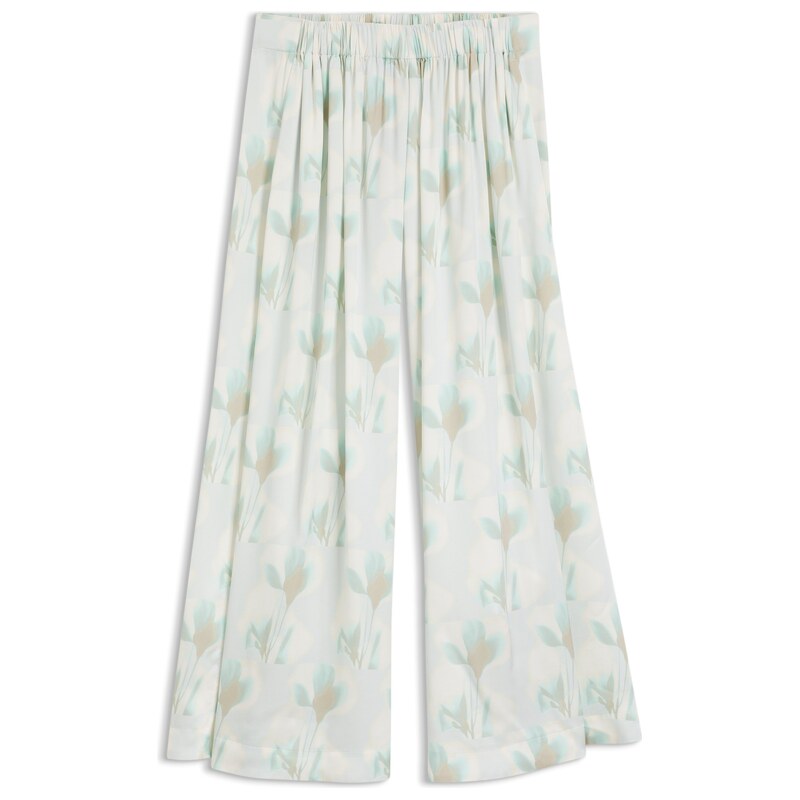BOSS Wide-leg oversized-fit trousers with floral print