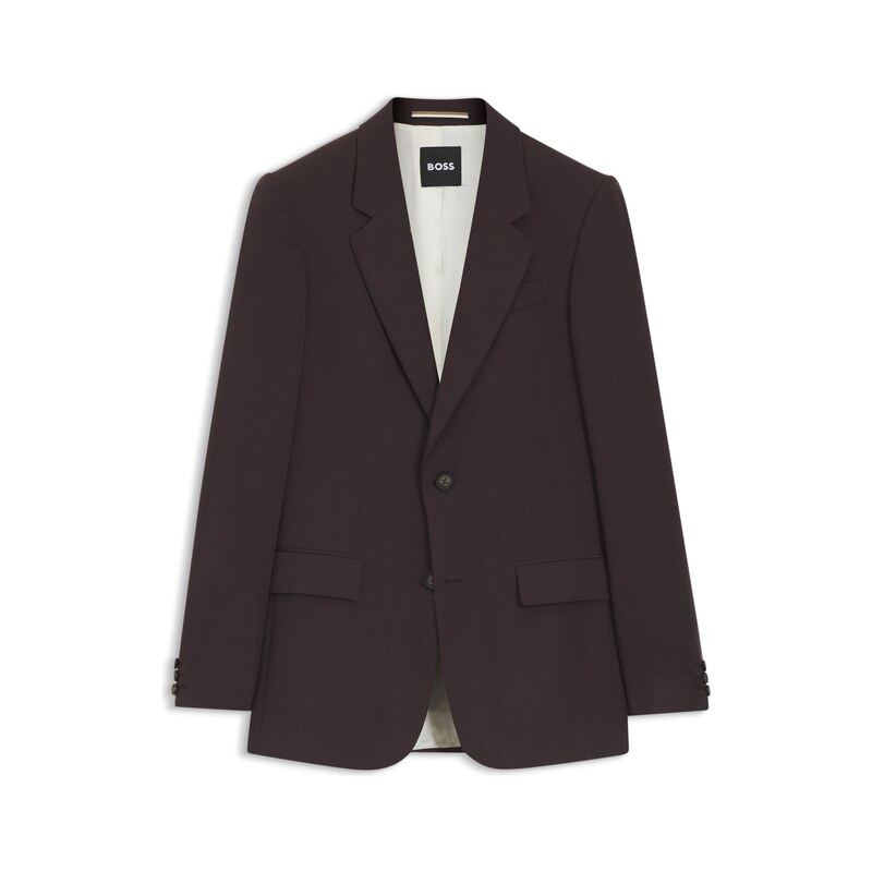 BOSS Relaxed-fit suit jacket in twill