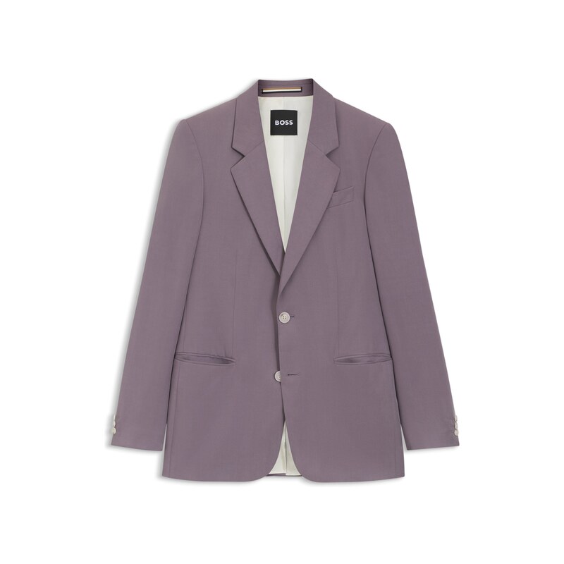 BOSS Relaxed-fit suit jacket in twill