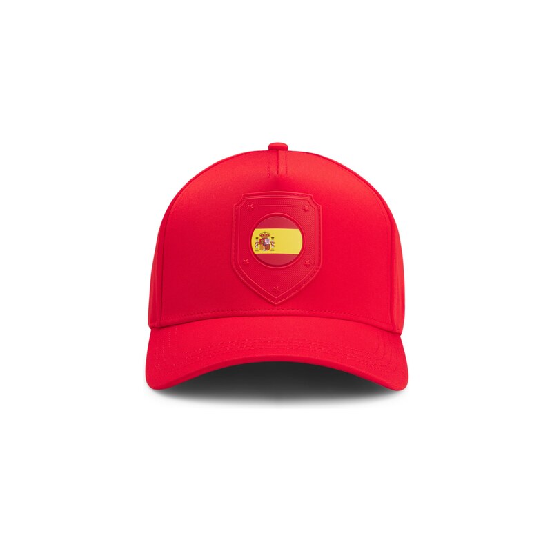 BOSS Logo cap in lustrous twill with country-flag badge