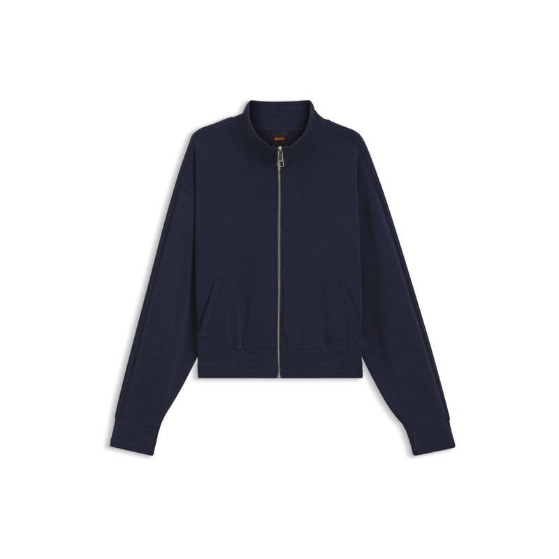 BOSS Relaxed-fit sweatshirt with piping details