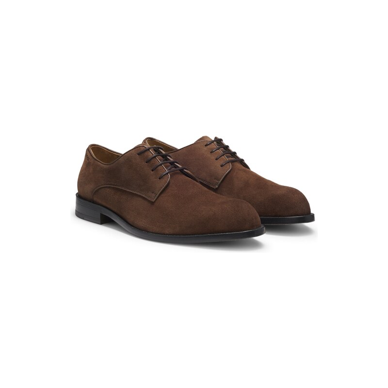 BOSS Derby shoes in soft suede