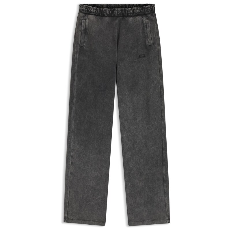 HUGO Wide-leg jogpants in soft cotton blend