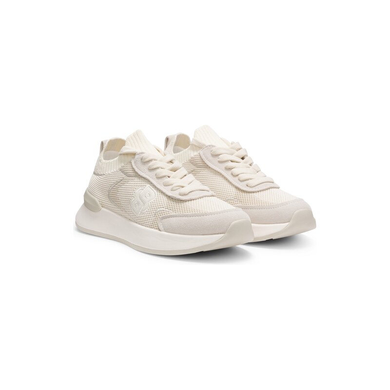 BOSS Sock trainers with Double B monogram