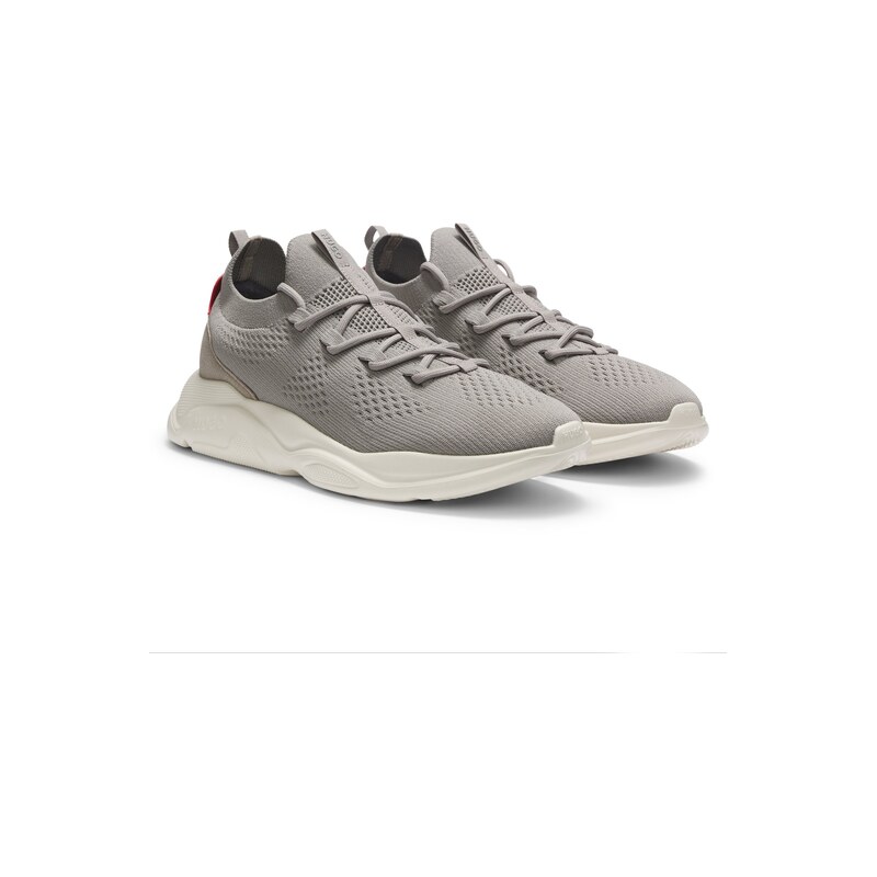 HUGO Knitted trainers with logo-embossed EVA sole