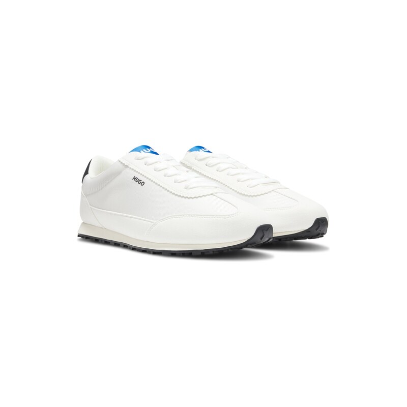 HUGO Textured-fabric trainers with star detail