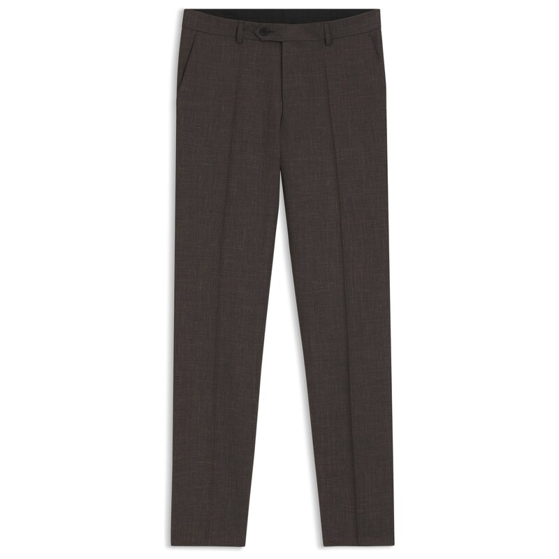 BOSS BY BECKHAM wool-blend slim-fit suit trousers