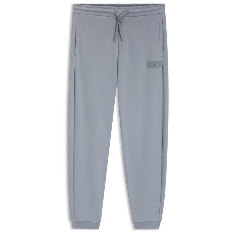 BOSS Relaxed-fit trousers in innovative French Terry