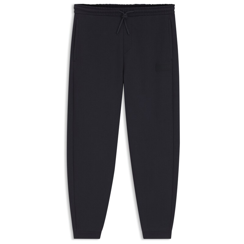 BOSS Relaxed-fit trousers in innovative French Terry