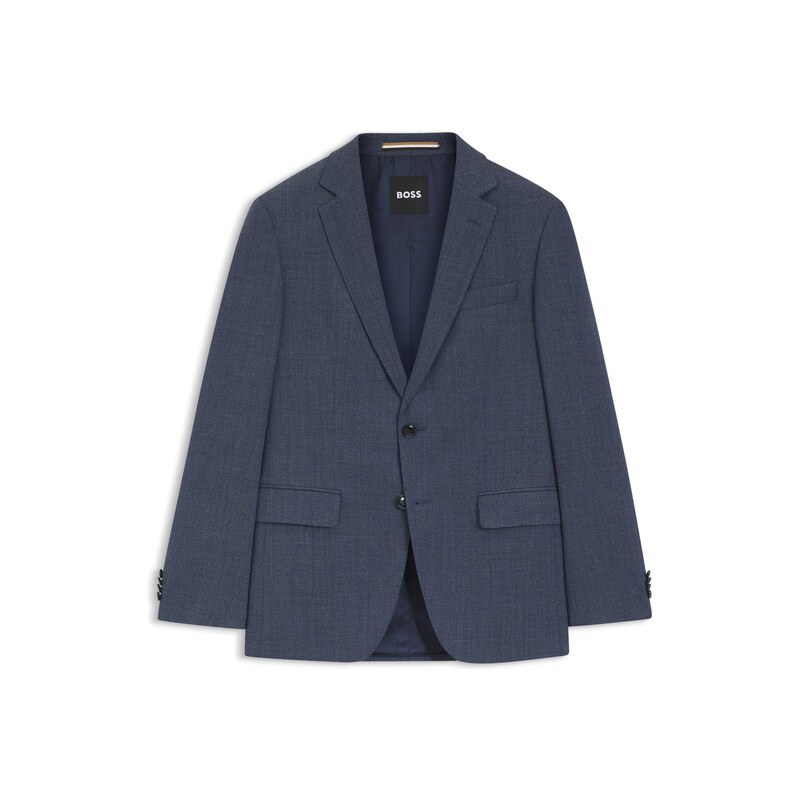 Pánský slim-fit blejzer z pružného vlněného materiálu
