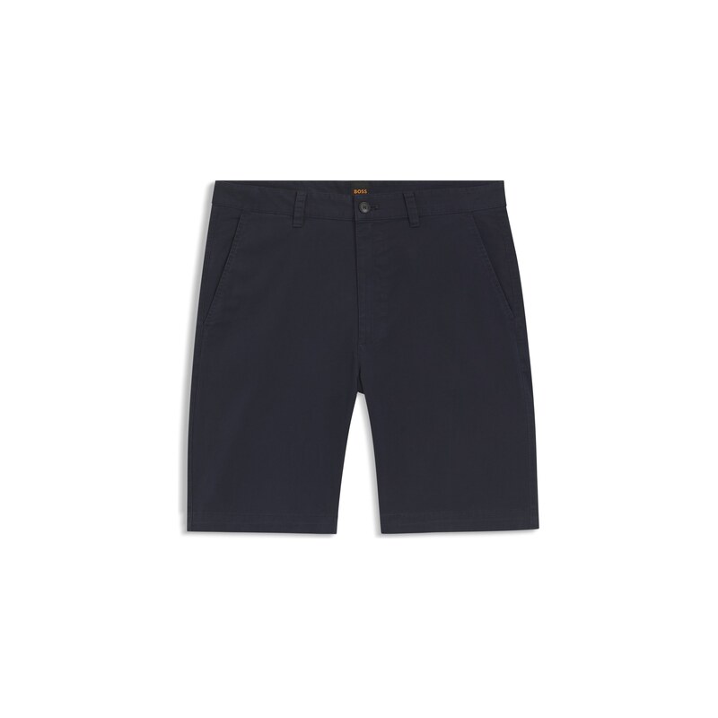 BOSS Slim-fit chino shorts in stretch cotton