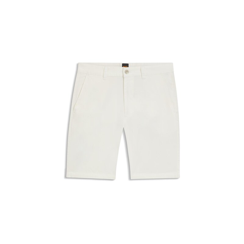BOSS Slim-fit chino shorts in stretch cotton