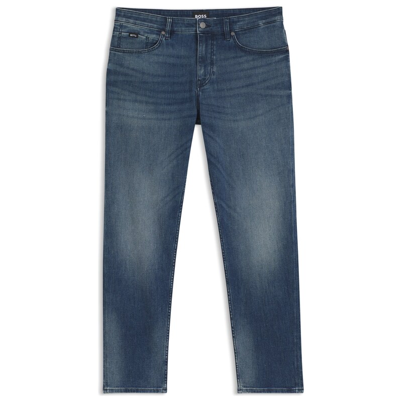 BOSS Regular-fit jeans in stretch denim