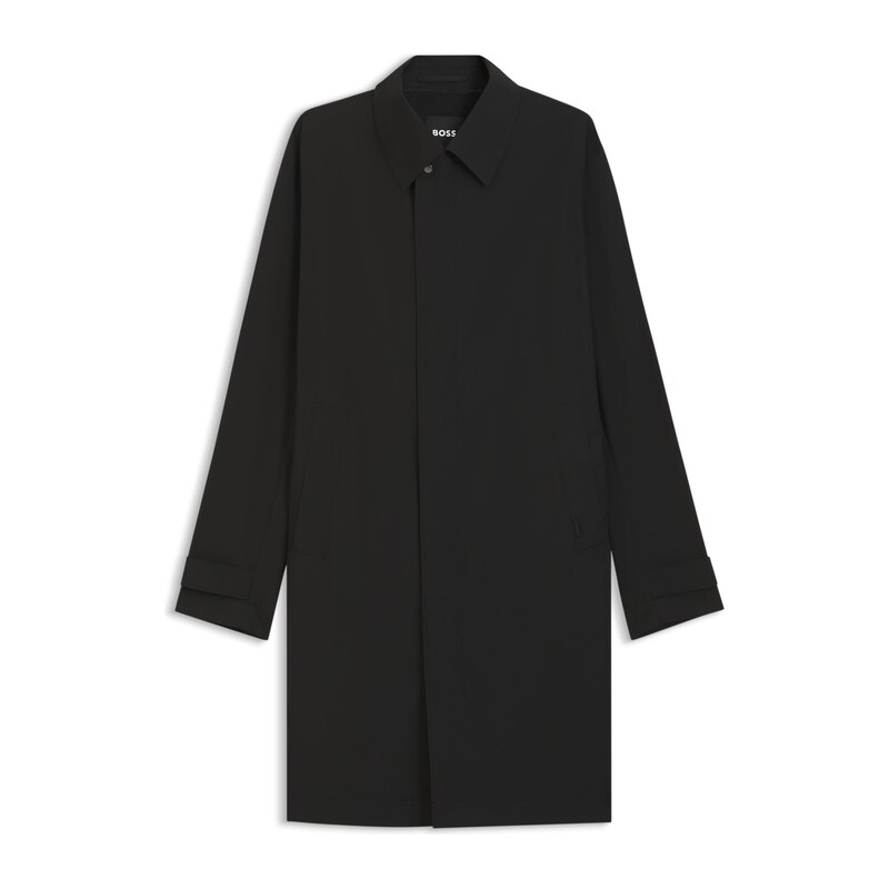 BOSS Water-repellent coat in stretch fabric