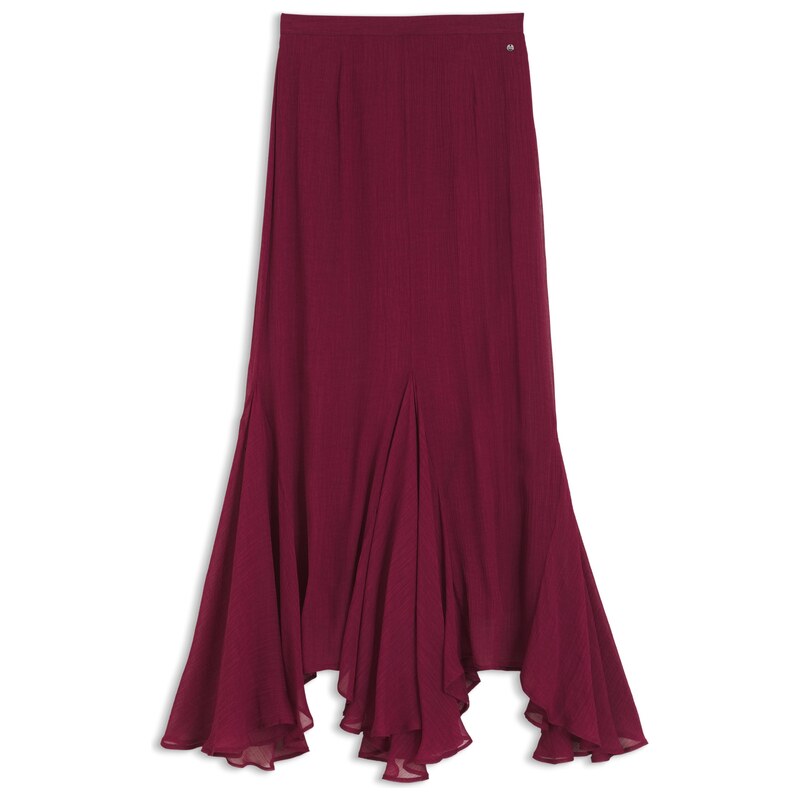 BOSS Midi skirt with asymmetric hemline