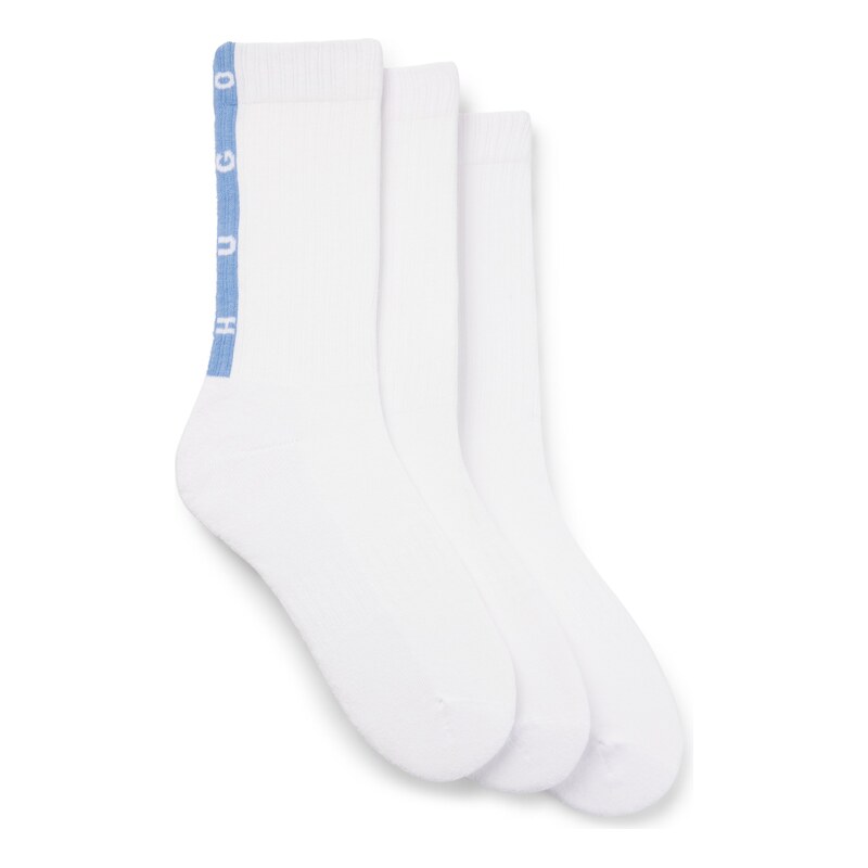 HUGO Three-pack casual socks with plush sole