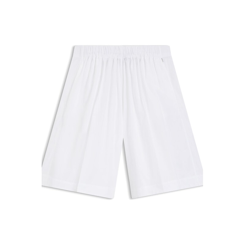 BOSS Relaxed-fit shorts in cotton poplin