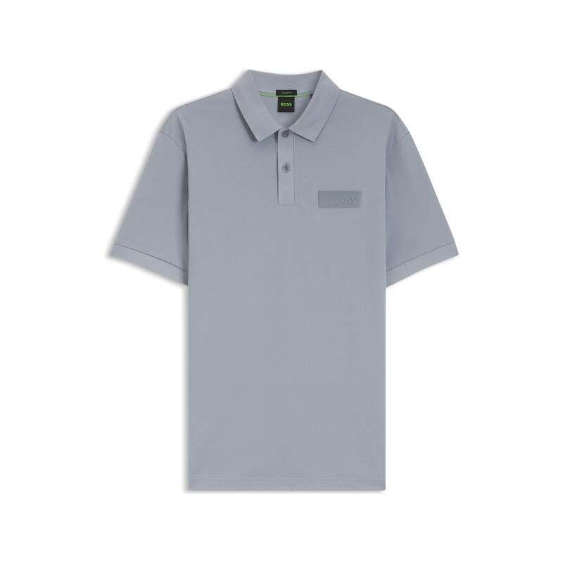 BOSS Paddy polo shirt with structured logo patch